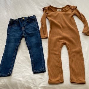 Luxury toddler clothes, 24 months, spearmint love